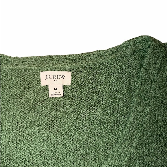 J.Crew | Green Textured Knit Sweater Vest | Size Medium - Picture 2 of 6